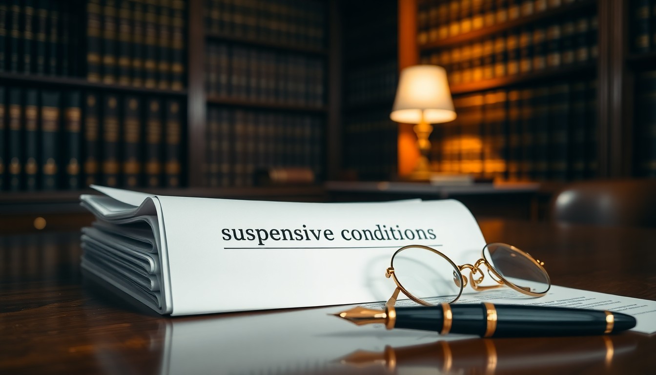 Les implications pratiques des conditions suspensives définition